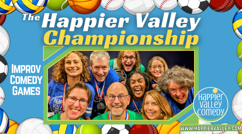 Picture of the cast of the Happier Valley Championship