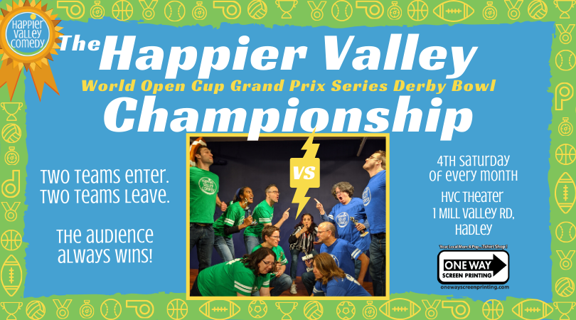 Picture of the cast of the Happier Valley Championship